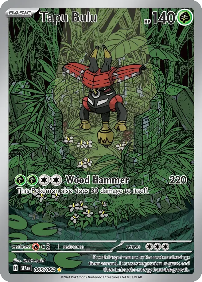 Tapu Bulu Pokemon card