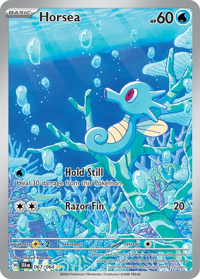 Horsea Pokemon card