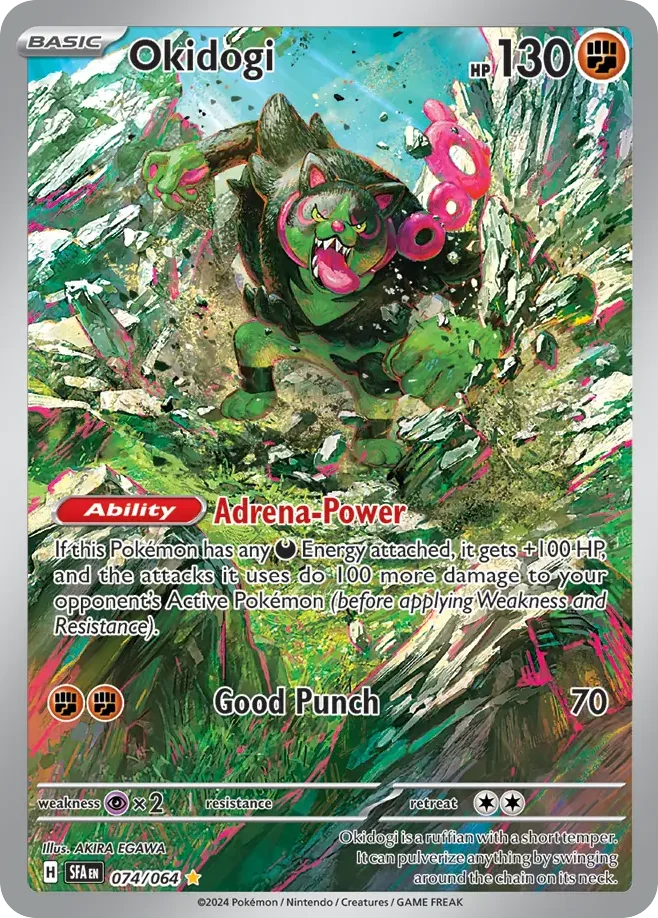 Okidogi Pokemon card