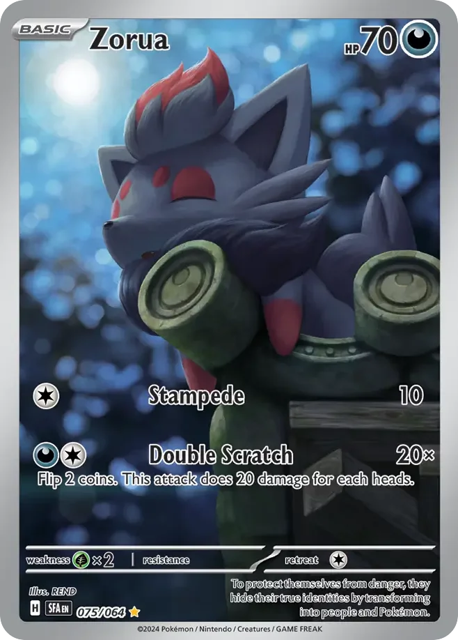 Zorua Pokemon card