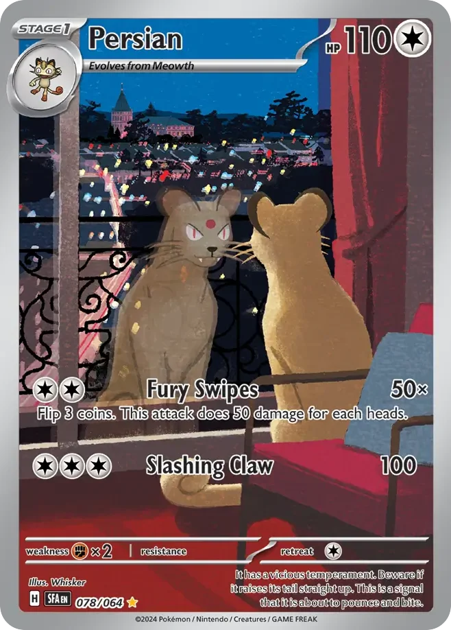 Persian Pokemon card