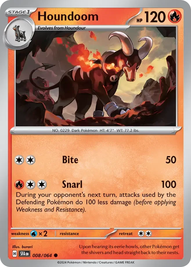 Houndoom Pokemon card