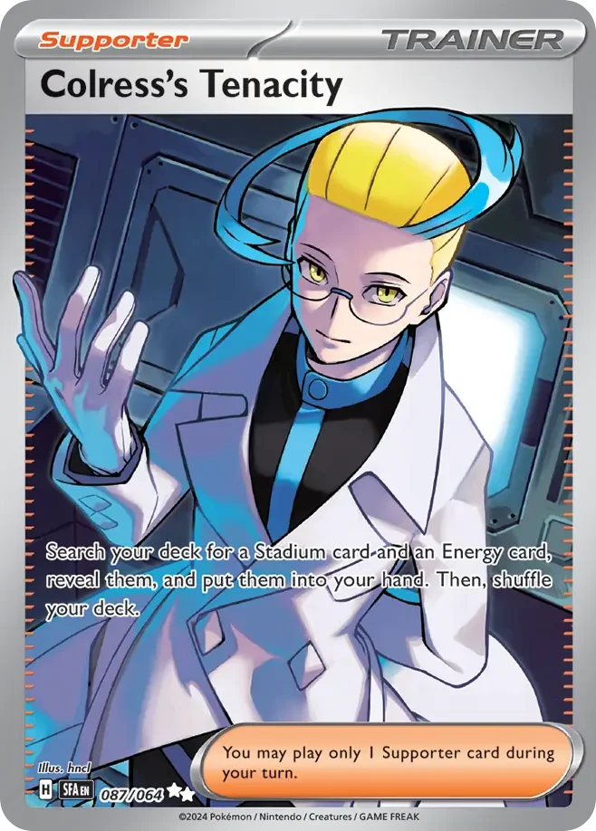 Colress's Tenacity Pokemon card