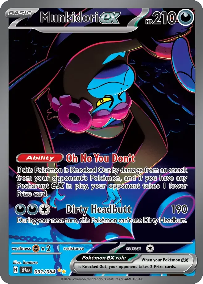 Munkidori ex Pokemon card