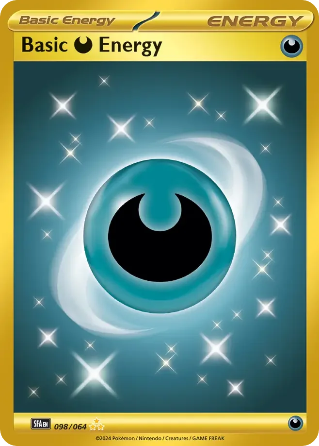 Basic Darkness Energy Pokemon card