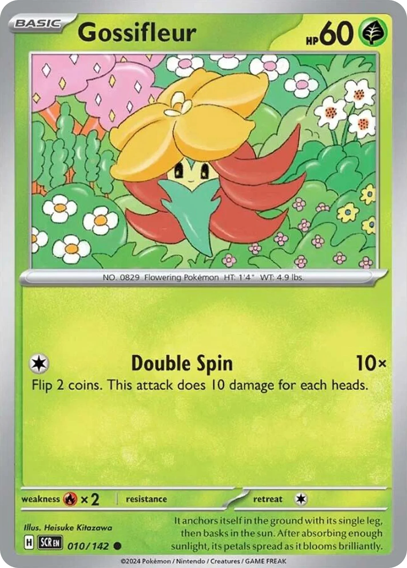 Gossifleur Pokemon card