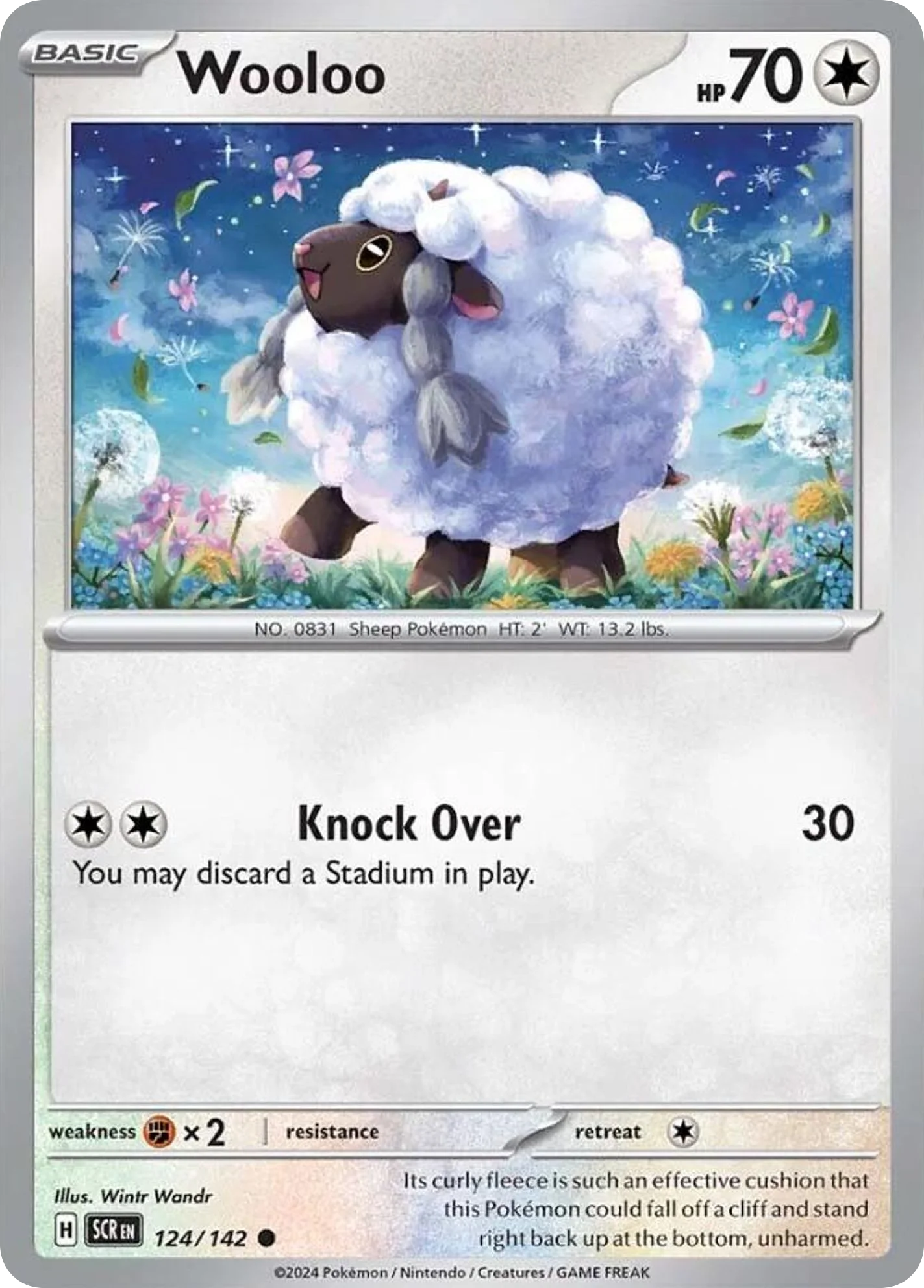 Wooloo Pokemon card