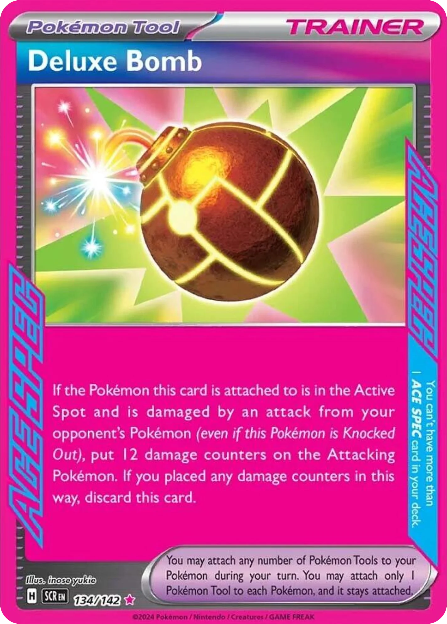 Deluxe Bomb Pokemon card