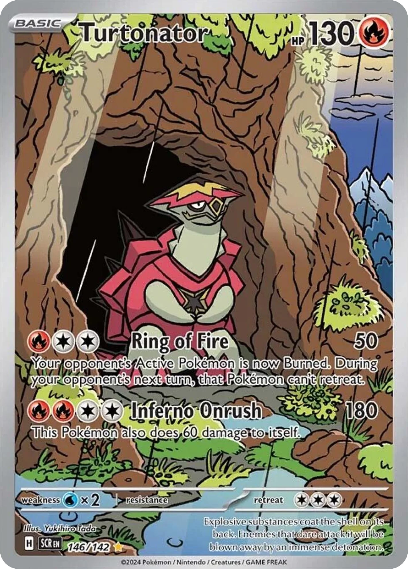 Turtonator Pokemon card