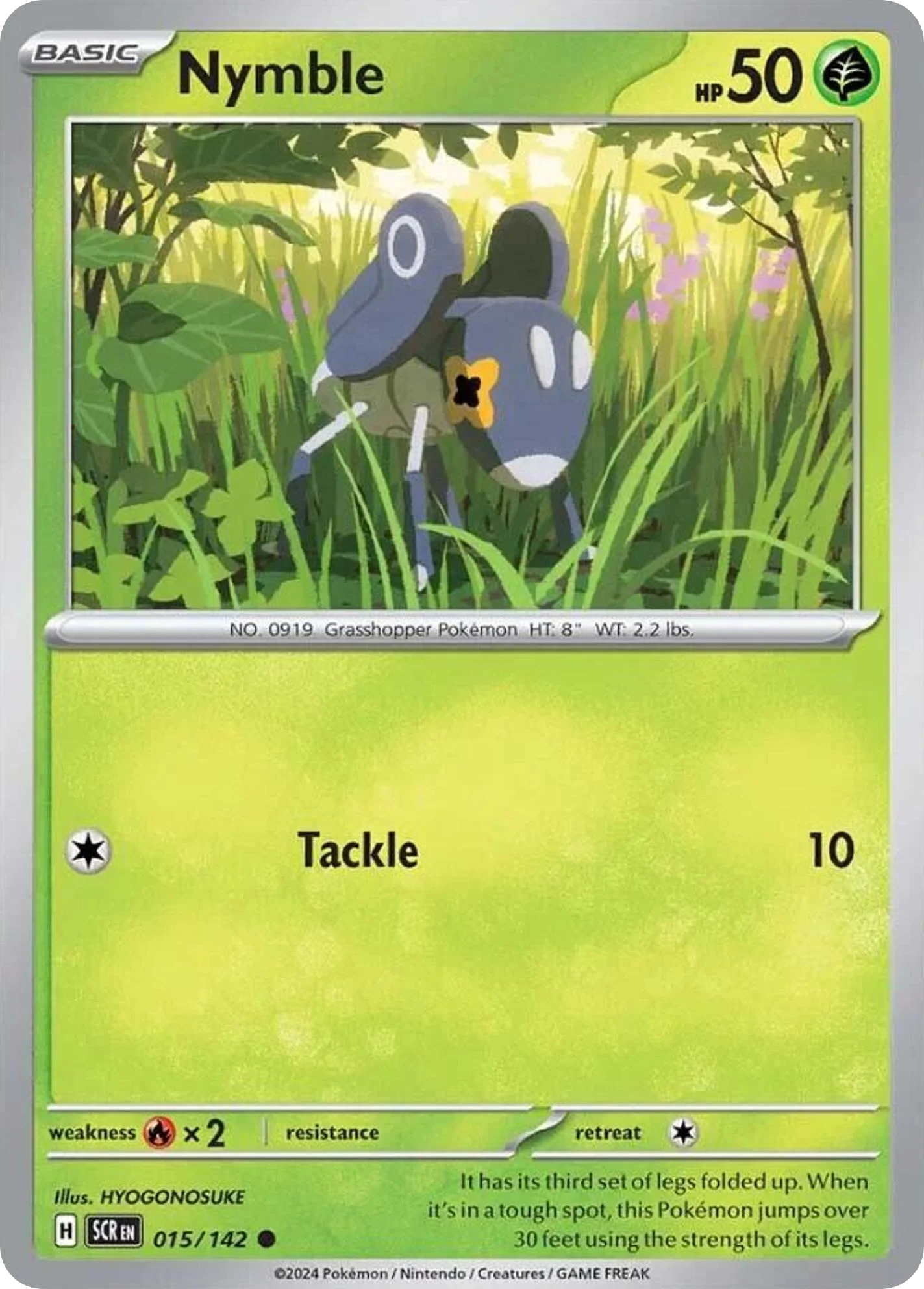 Nymble Pokemon card