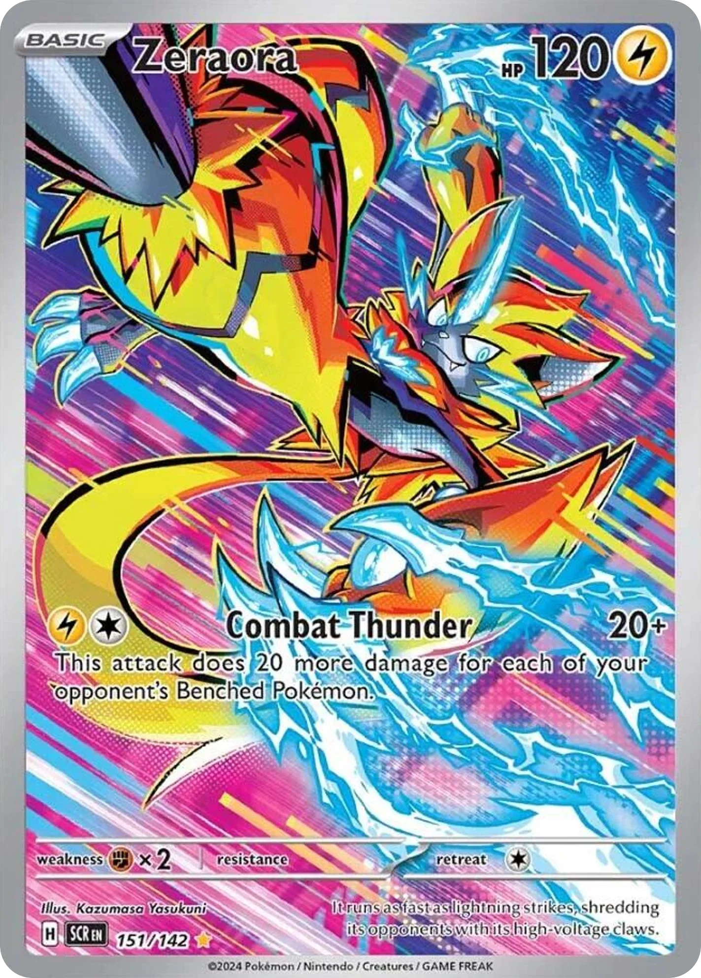 Zeraora Pokemon card
