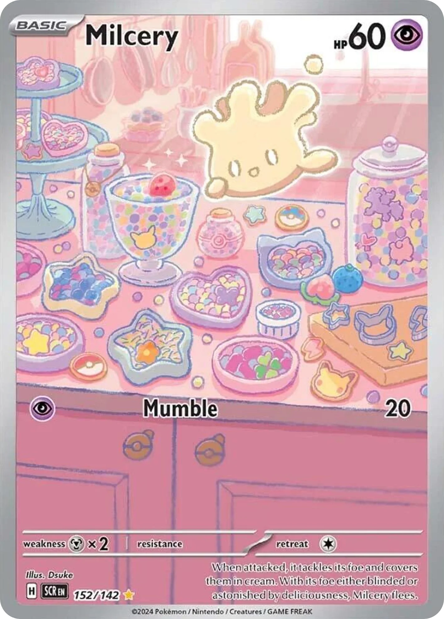 Milcery Pokemon card