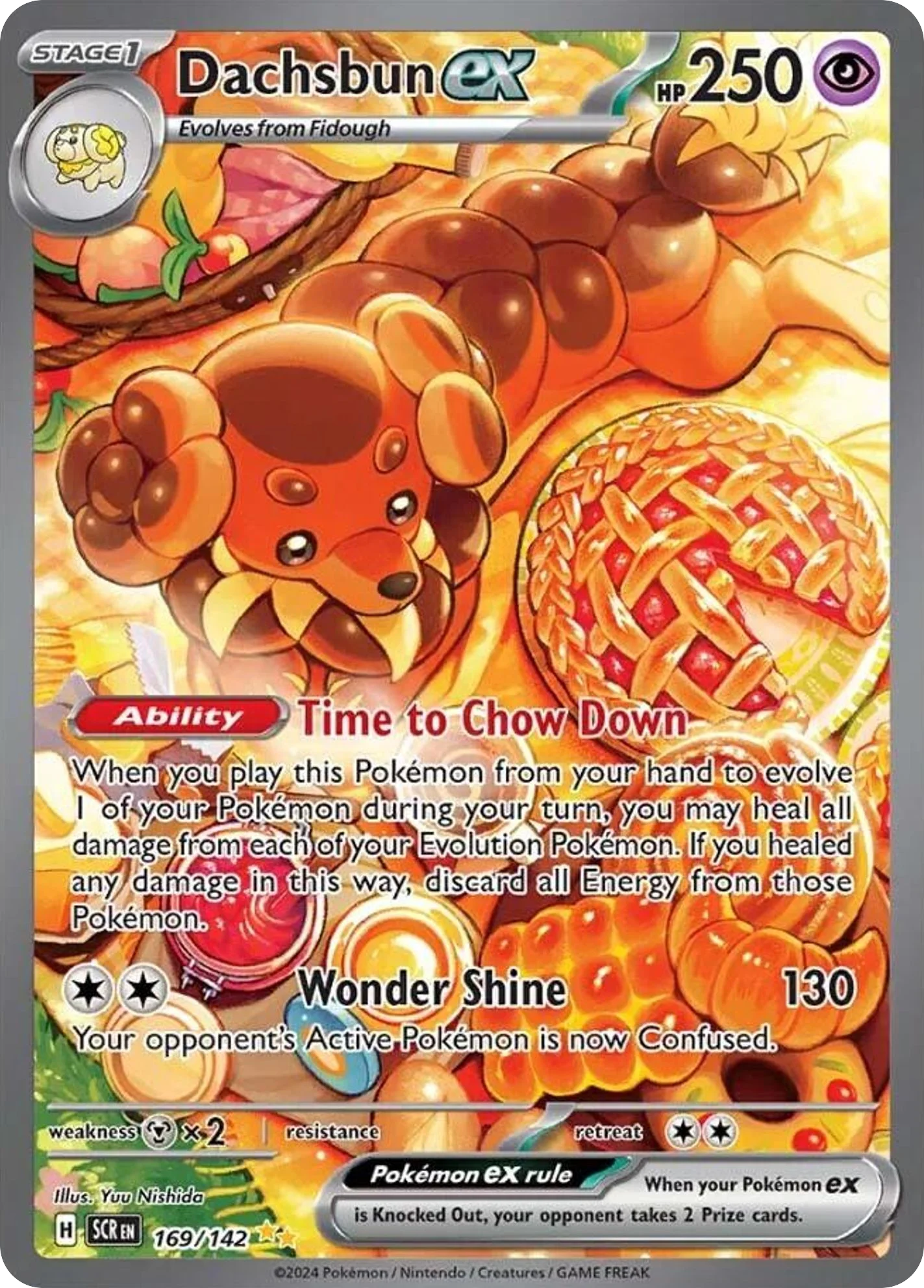 Dachsbun ex Pokemon card
