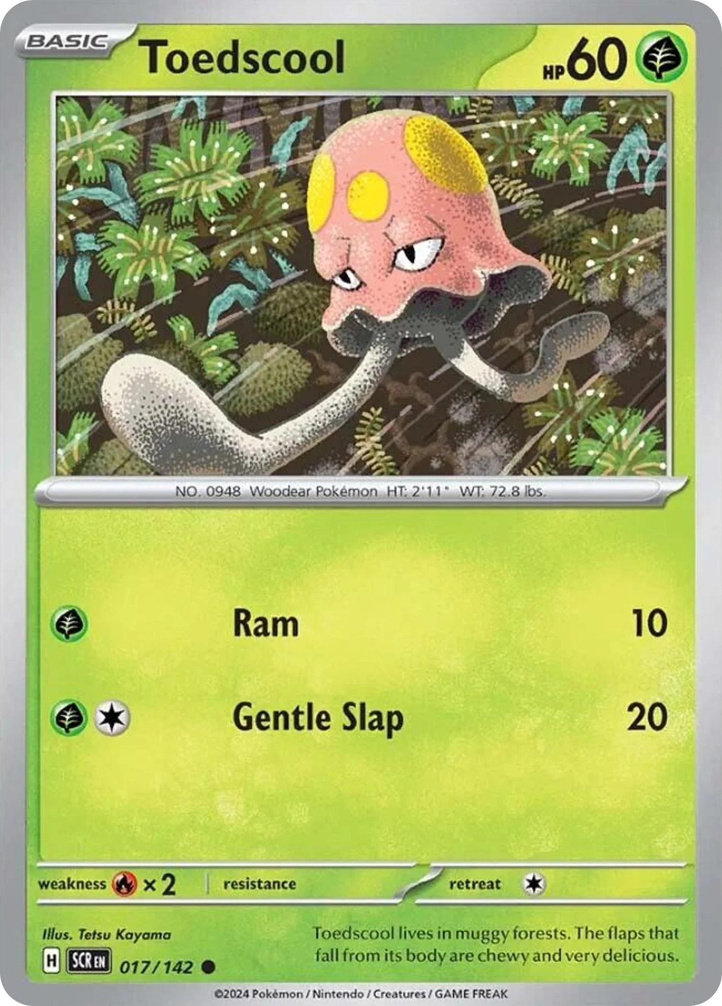 Toedscool Pokemon card