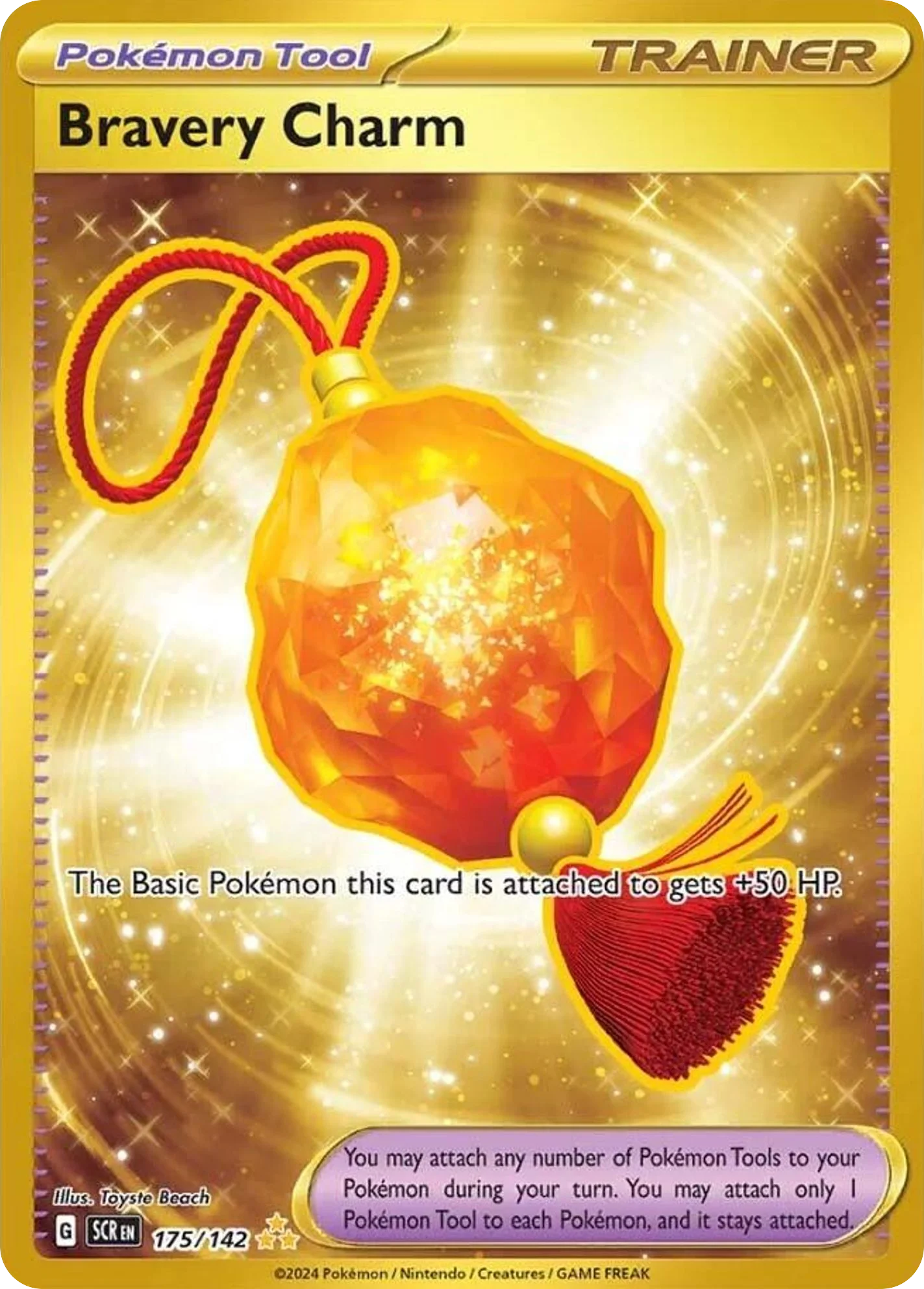 Bravery Charm Pokemon card