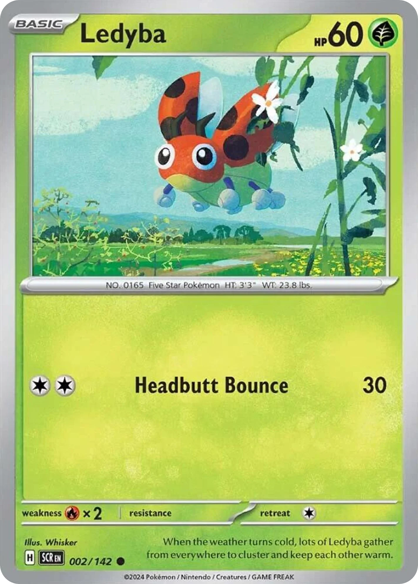 Ledyba Pokemon card