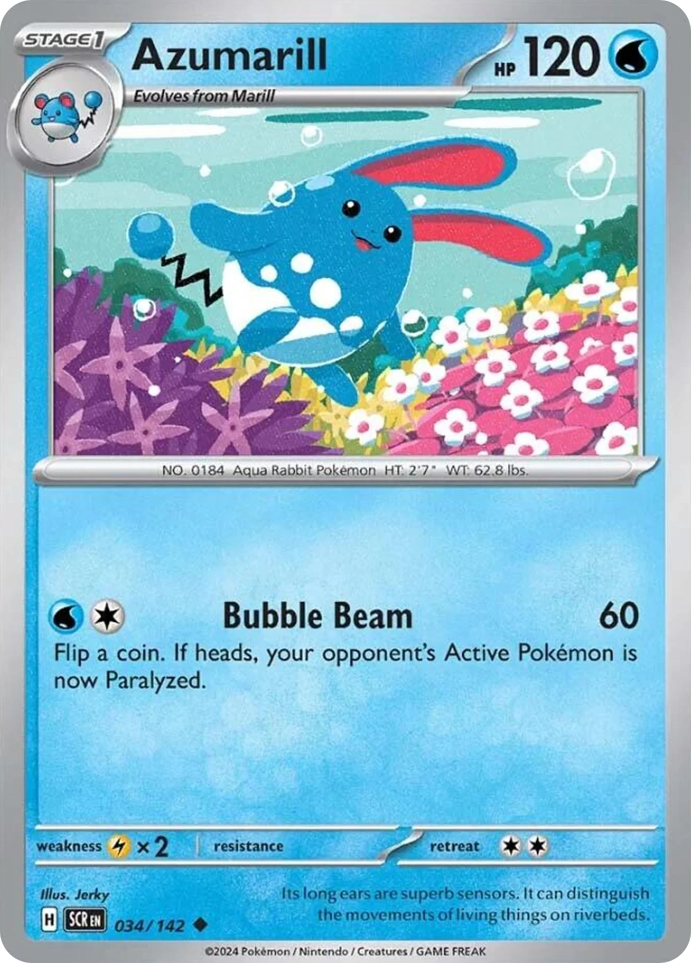 Azumarill Pokemon card