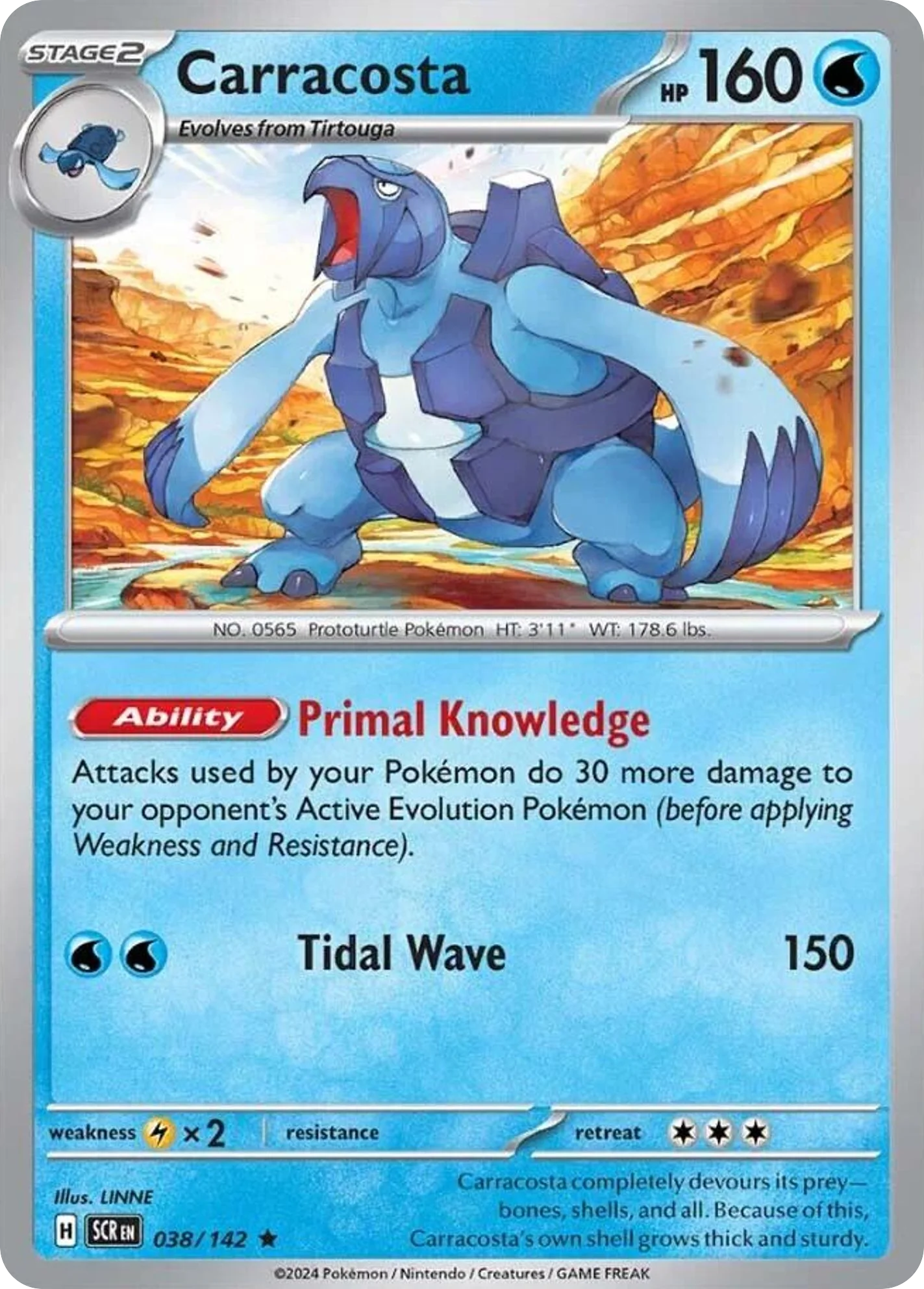 Carracosta Pokemon card