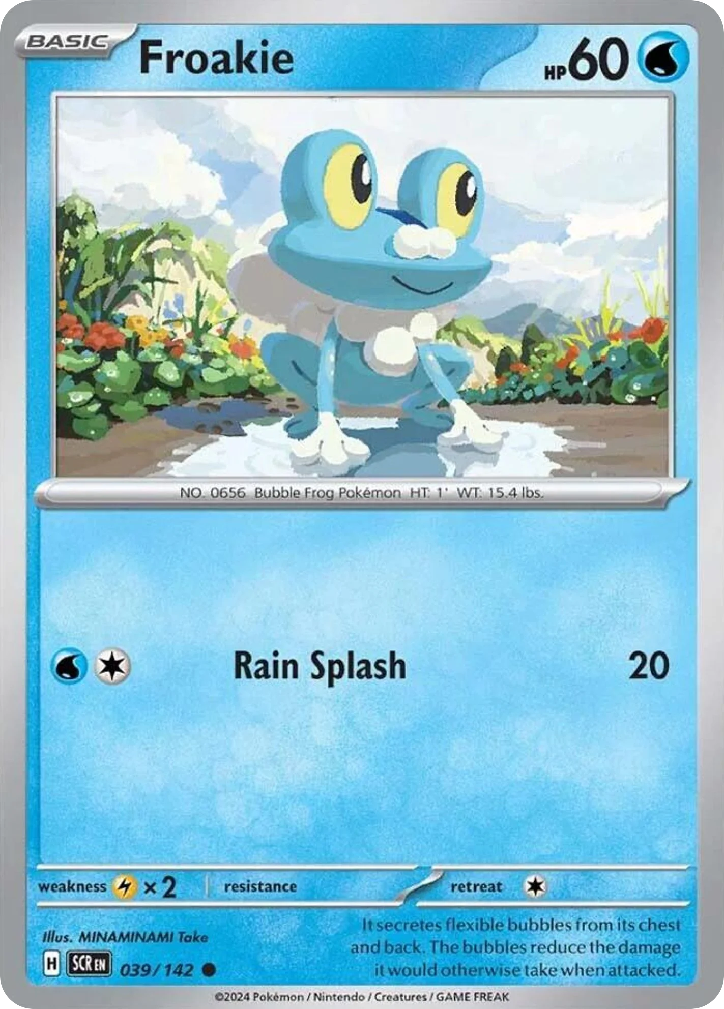 Froakie Pokemon card