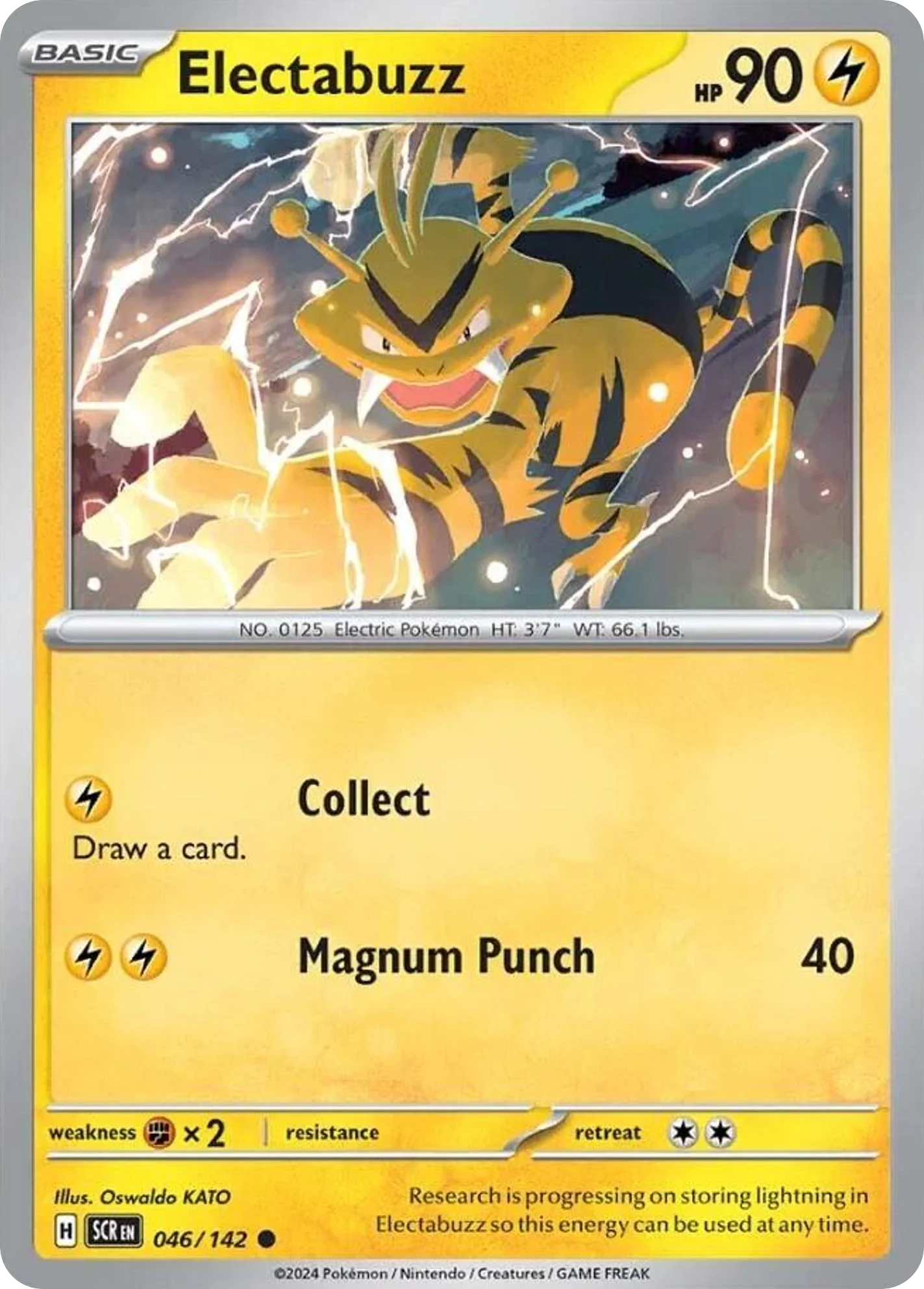 Electabuzz Pokemon card