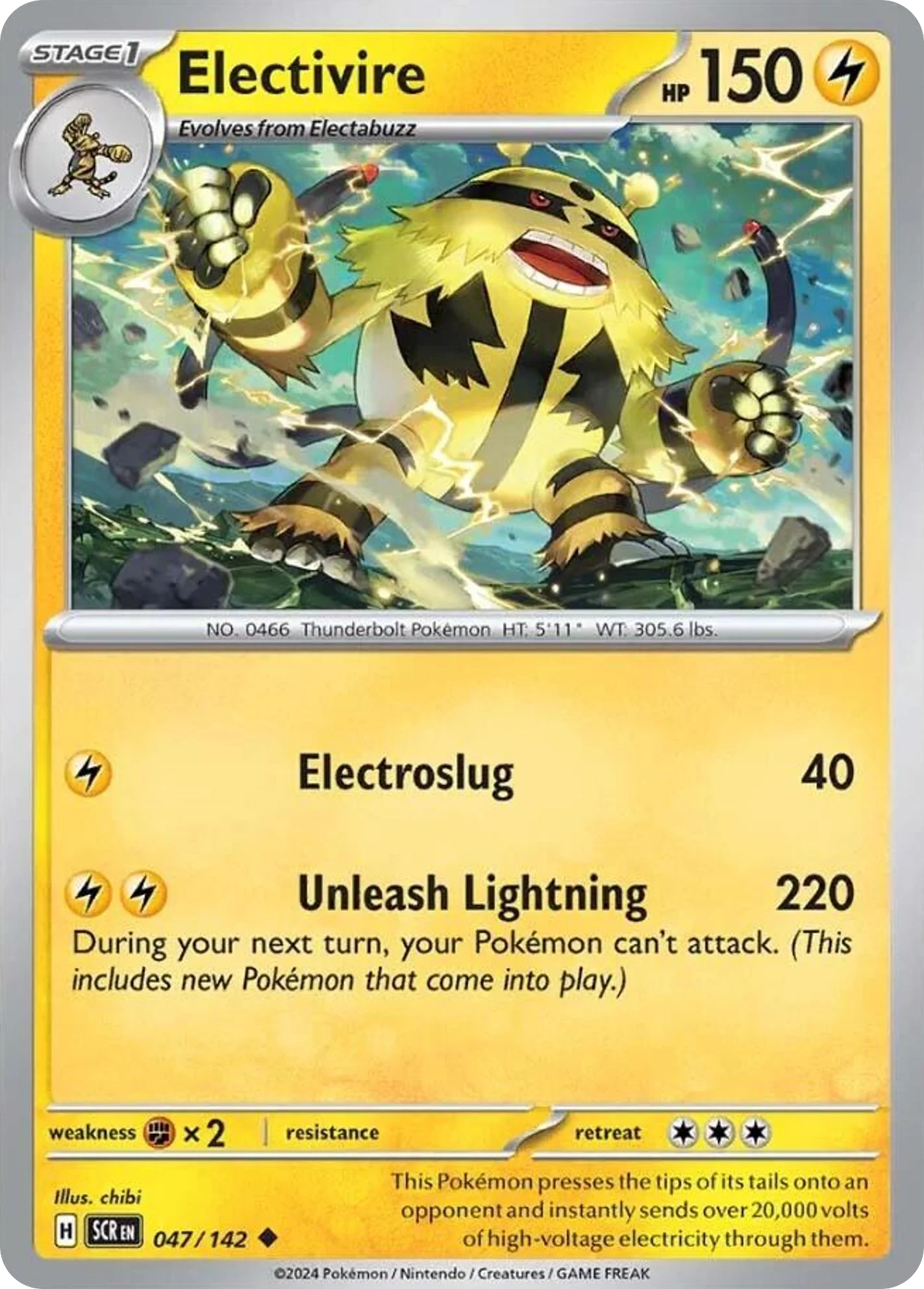 Electivire Pokemon card