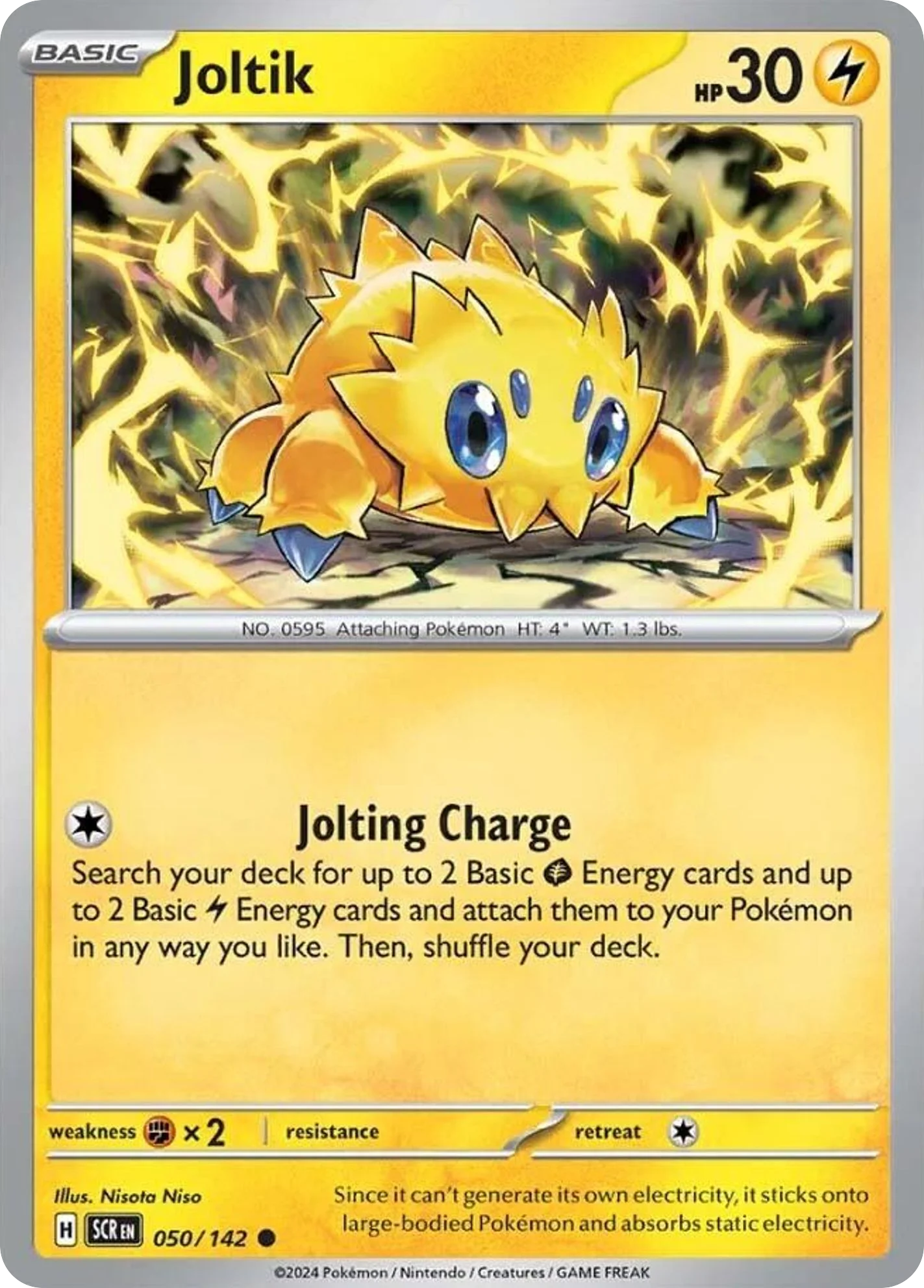 Joltik Pokemon card