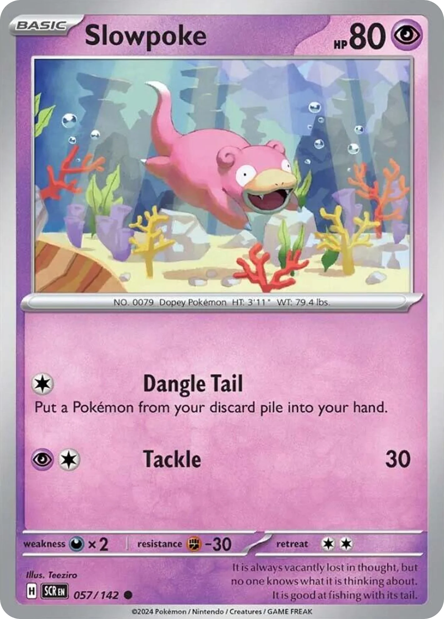 Slowpoke Pokemon card
