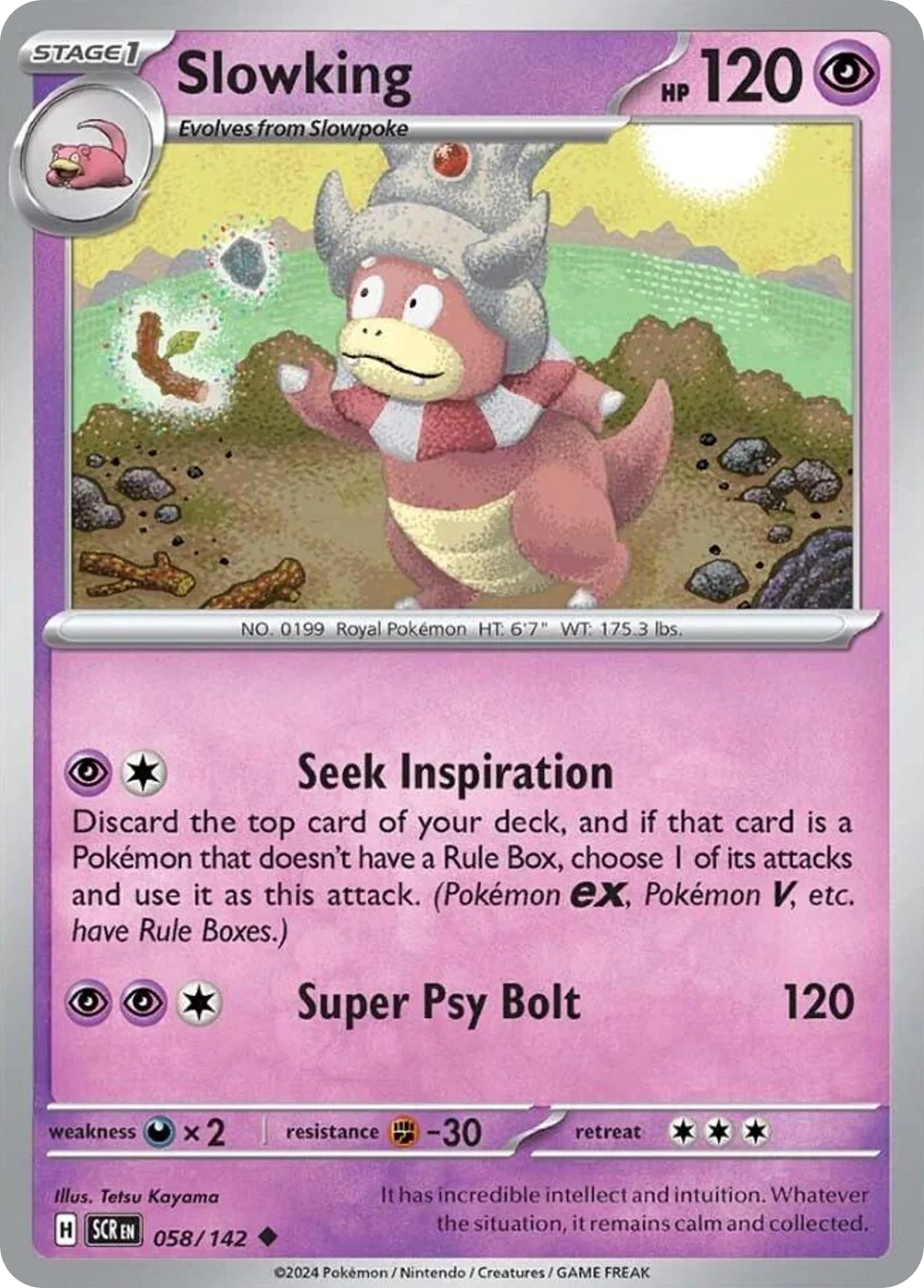 Slowking Pokemon card