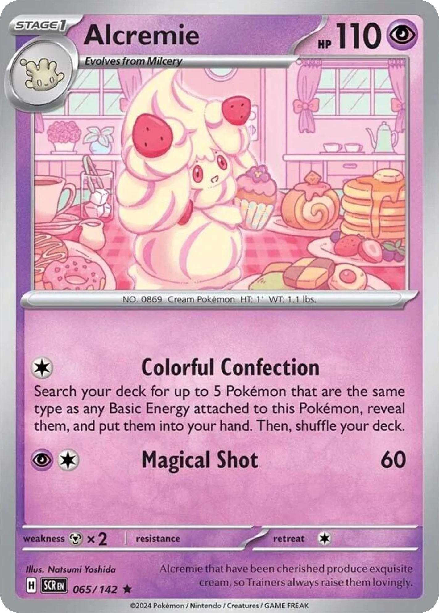 Alcremie Pokemon card