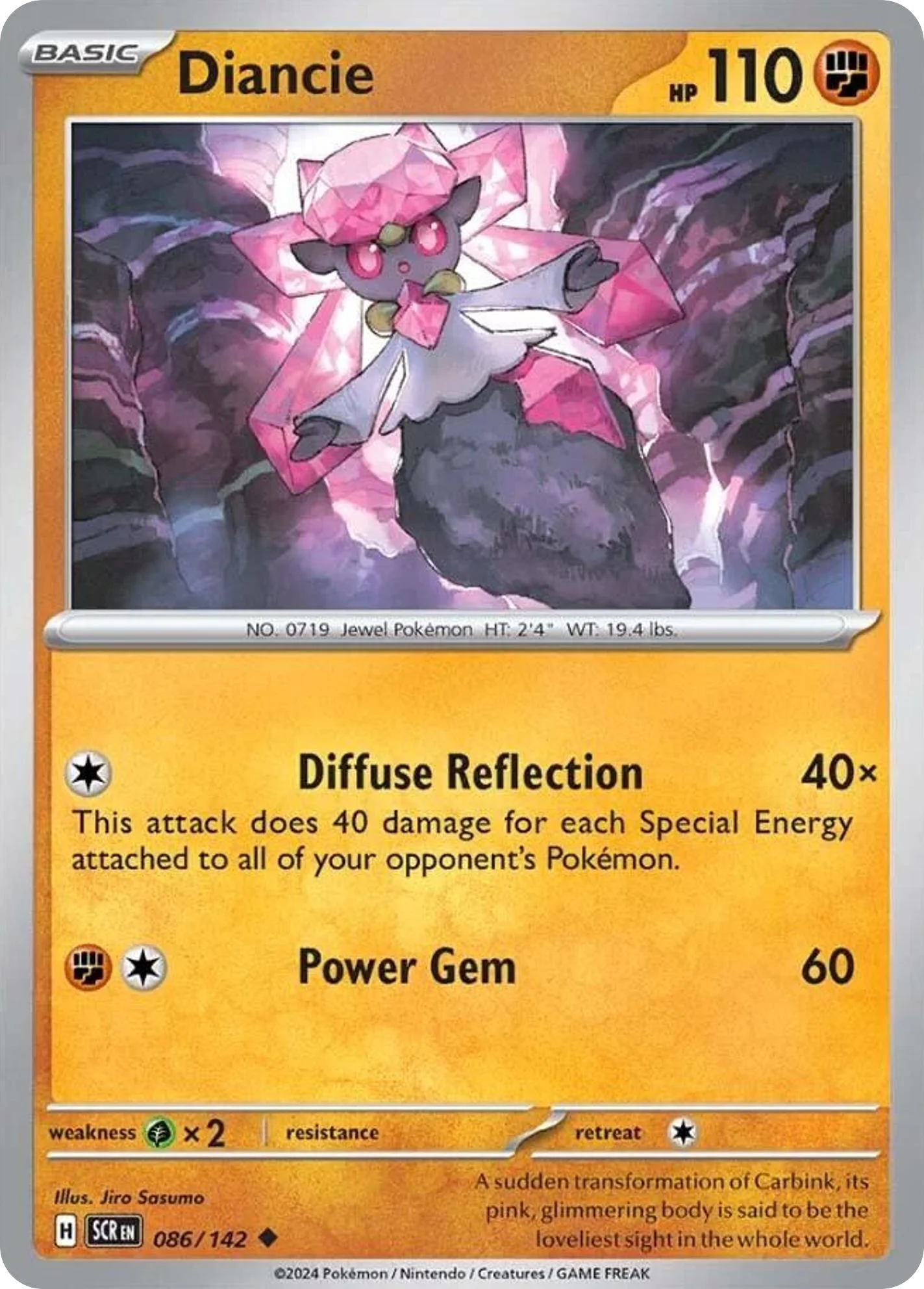 Diancie Pokemon card