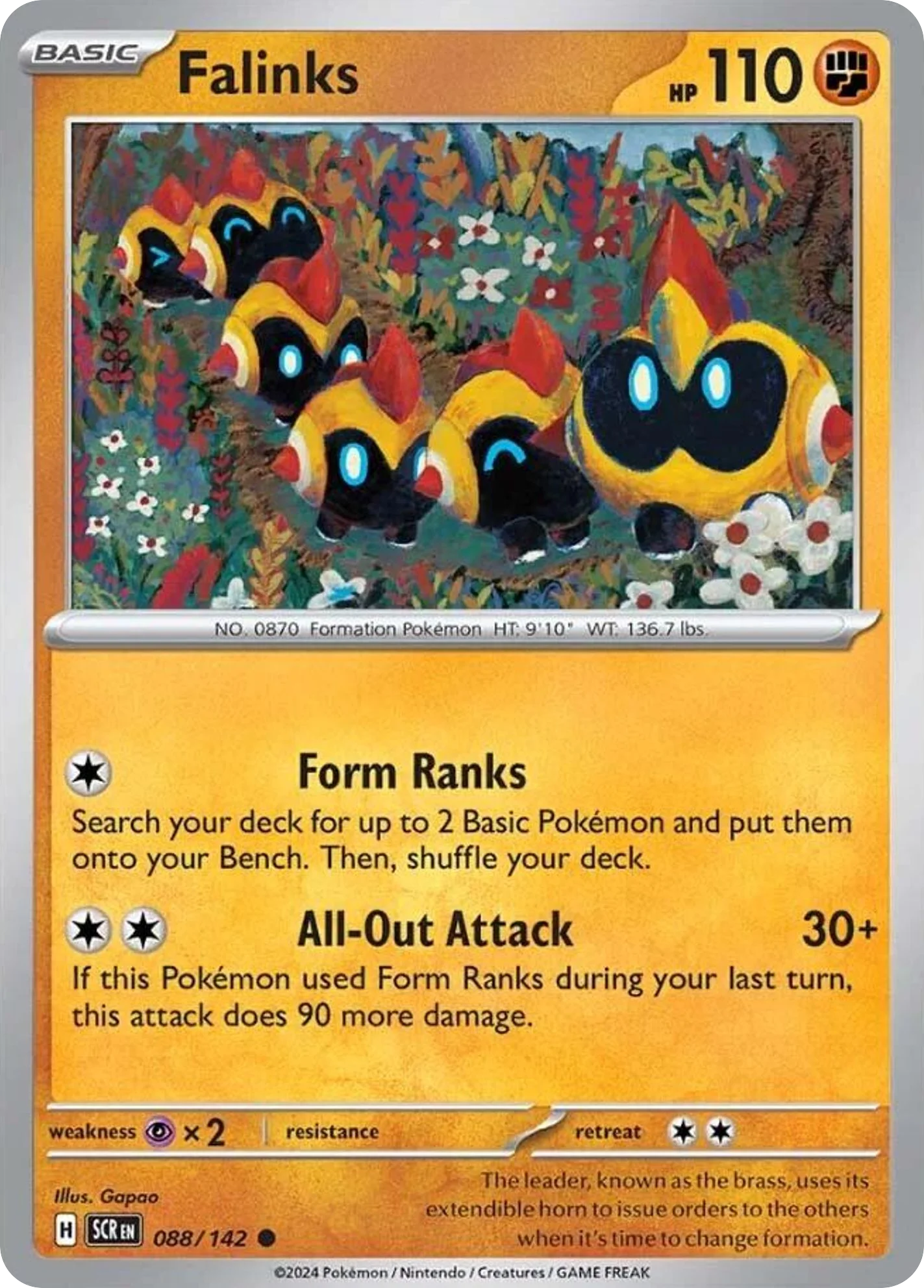 Falinks Pokemon card
