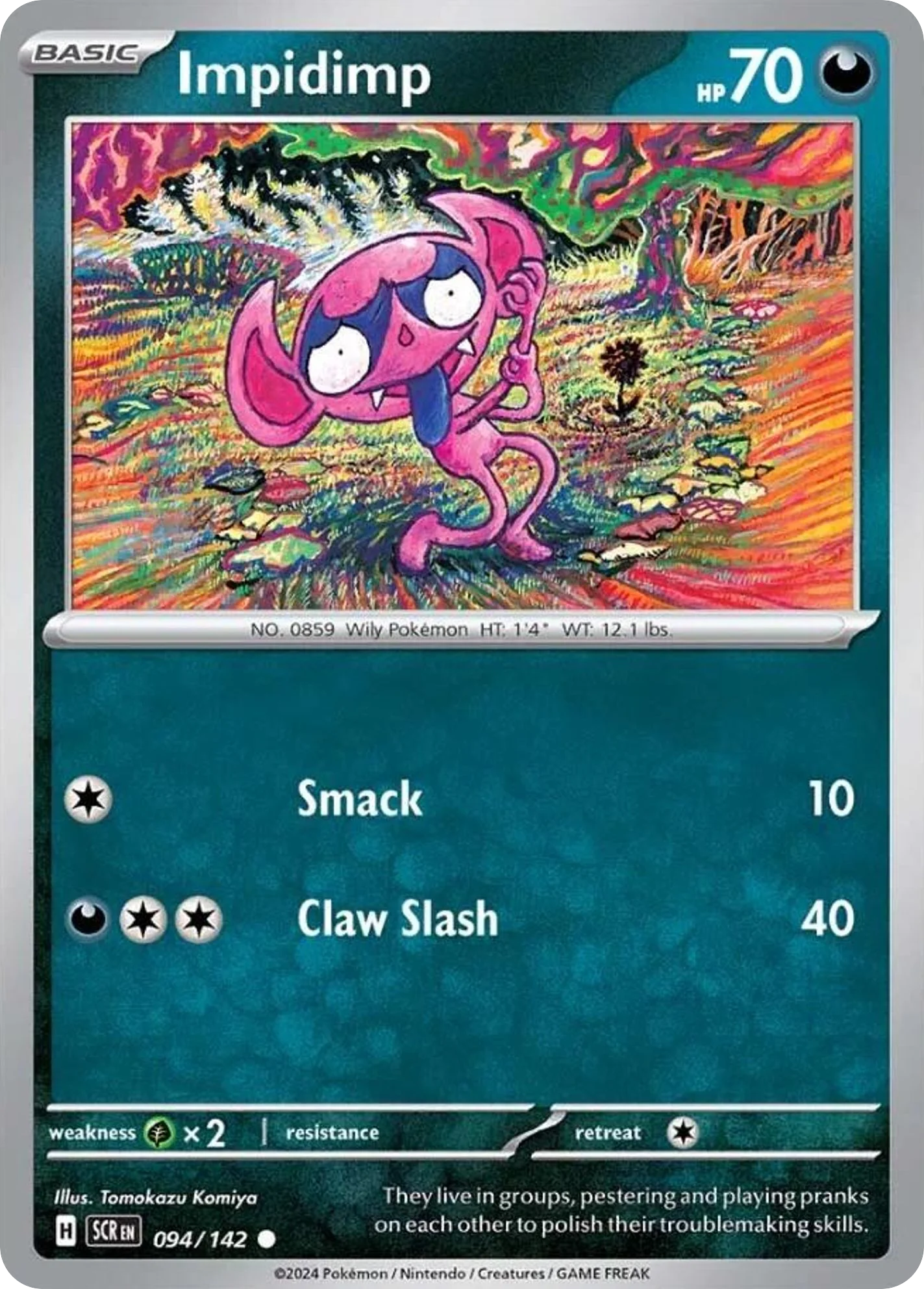 Impidimp Pokemon card