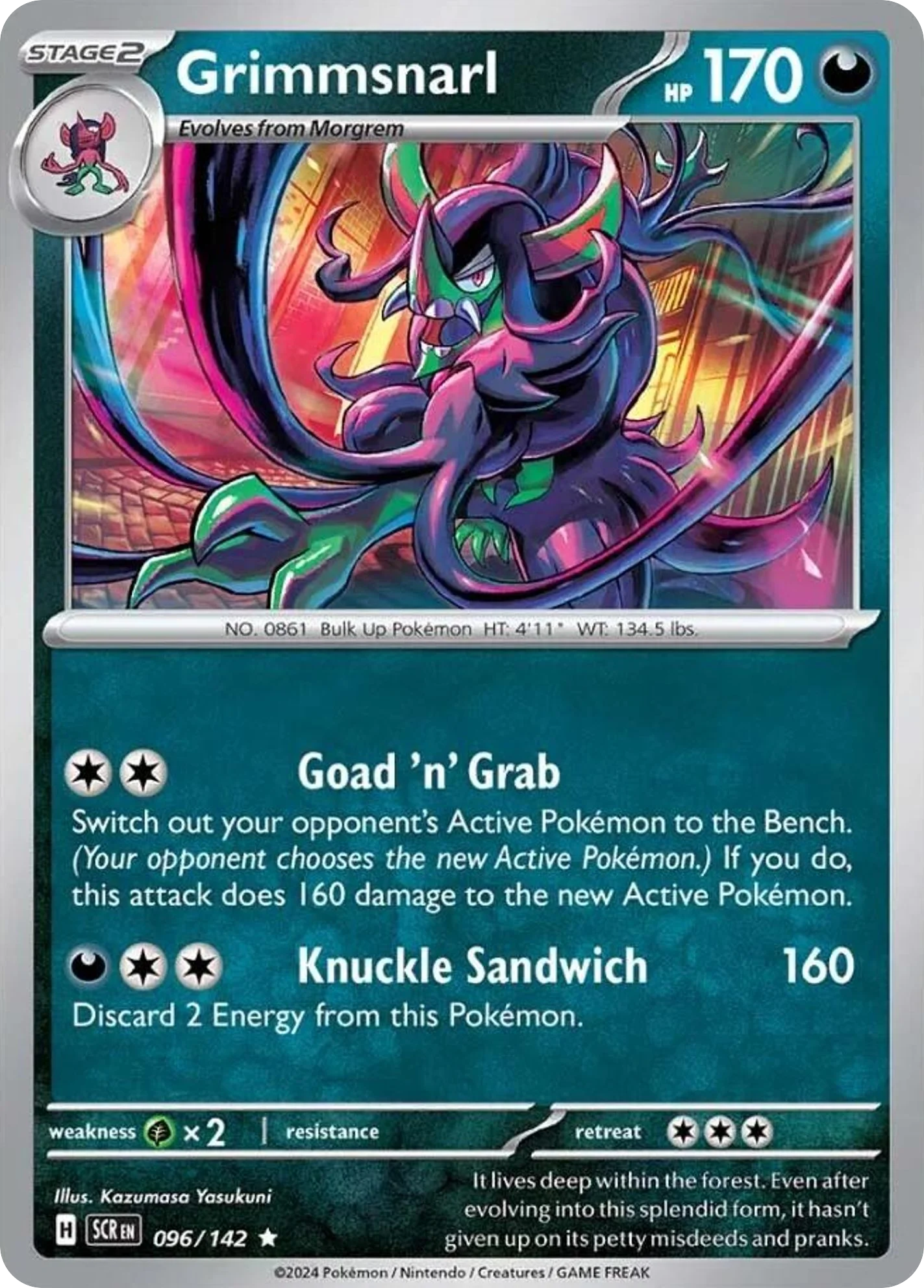 Grimmsnarl Pokemon card