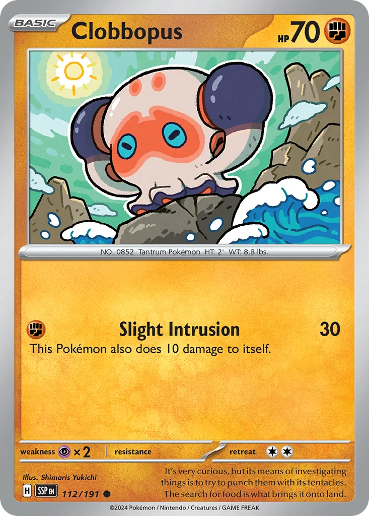 Clobbopus Pokemon card