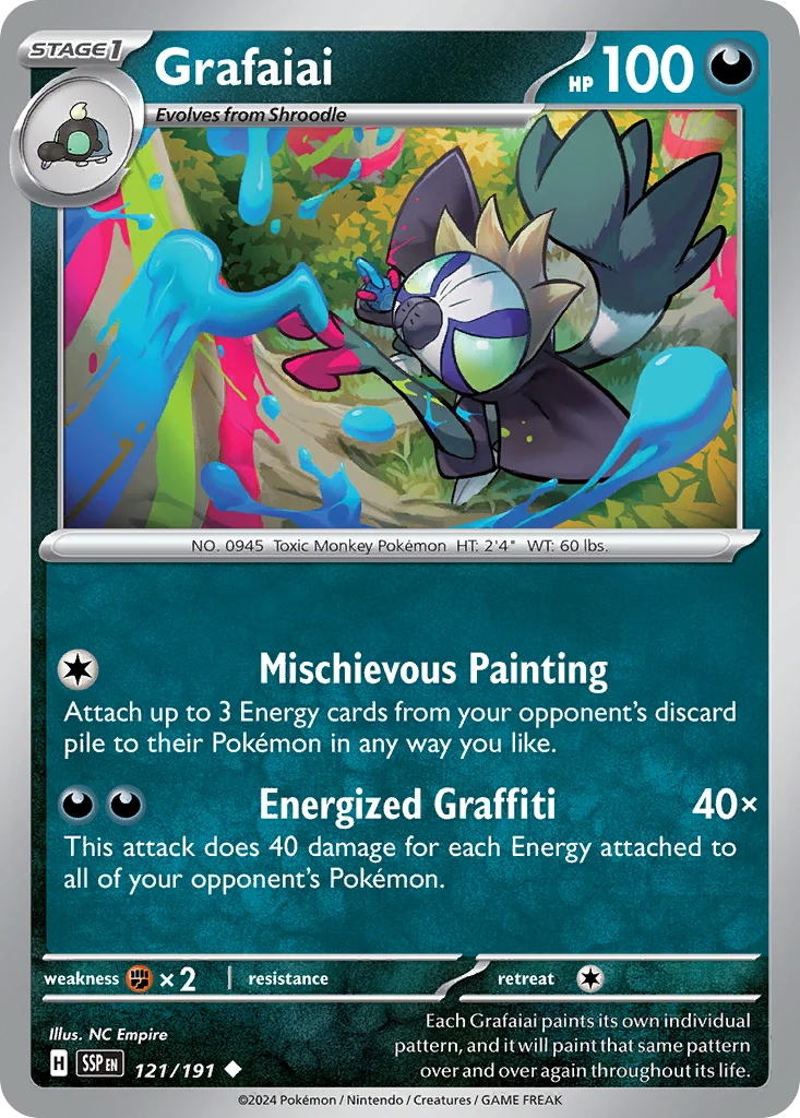 Grafaiai Pokemon card