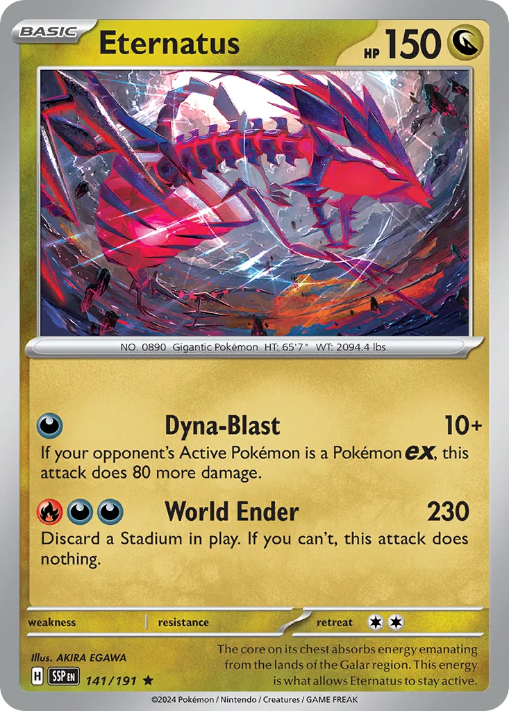 Eternatus Pokemon card