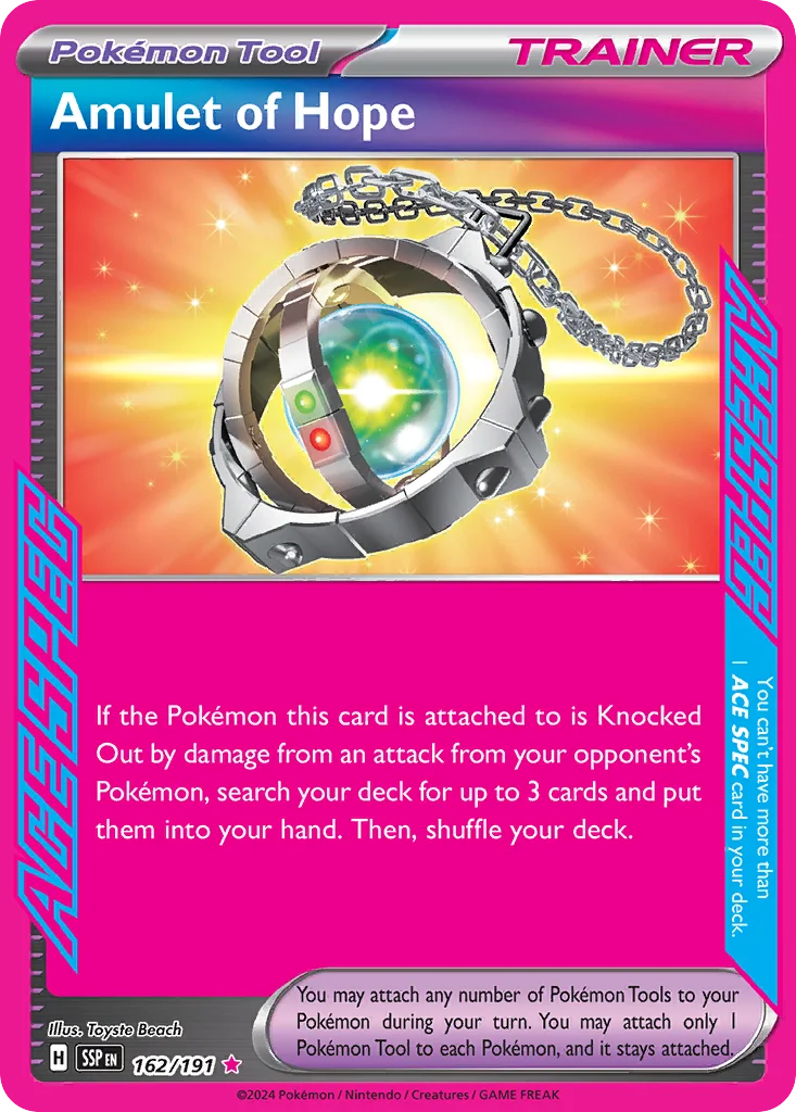 Amulet of Hope Pokemon card