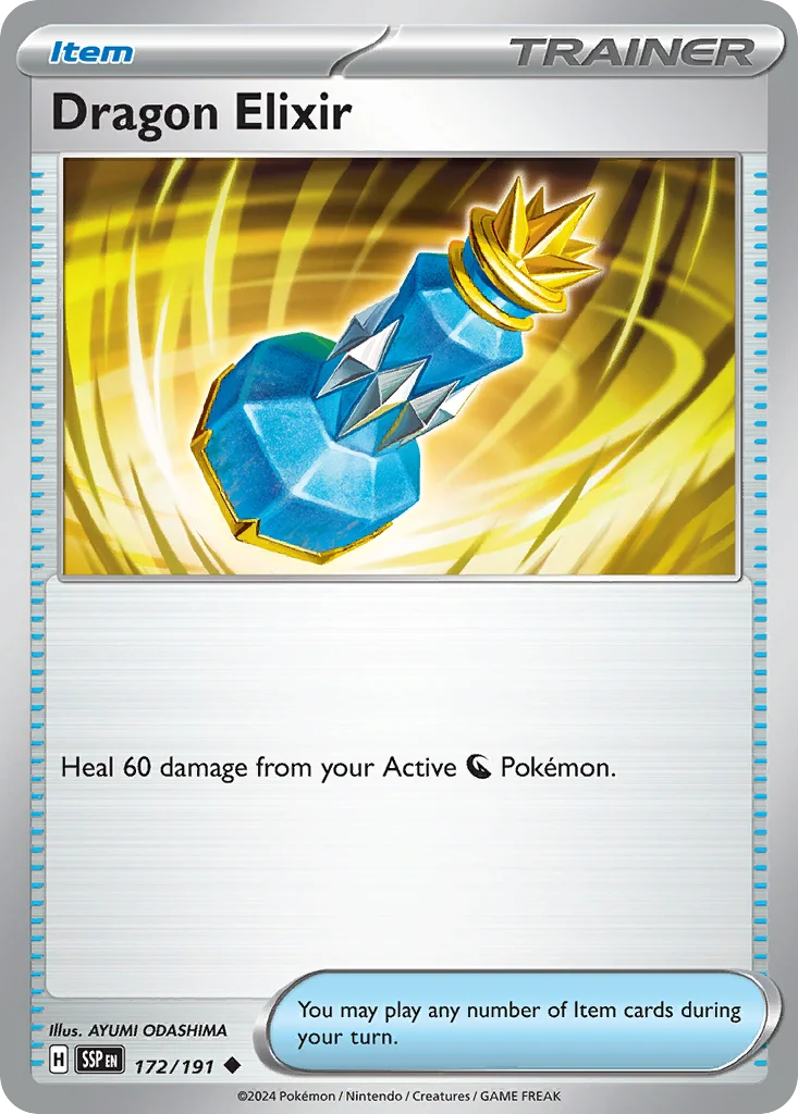 Dragon Elixir Pokemon card