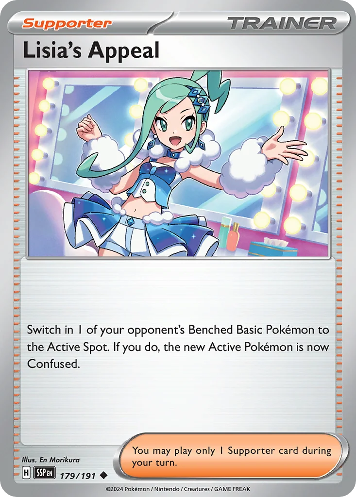 Lisia's Appeal Pokemon card