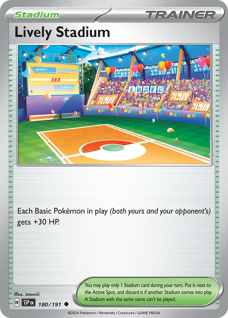 Lively Stadium Pokemon card