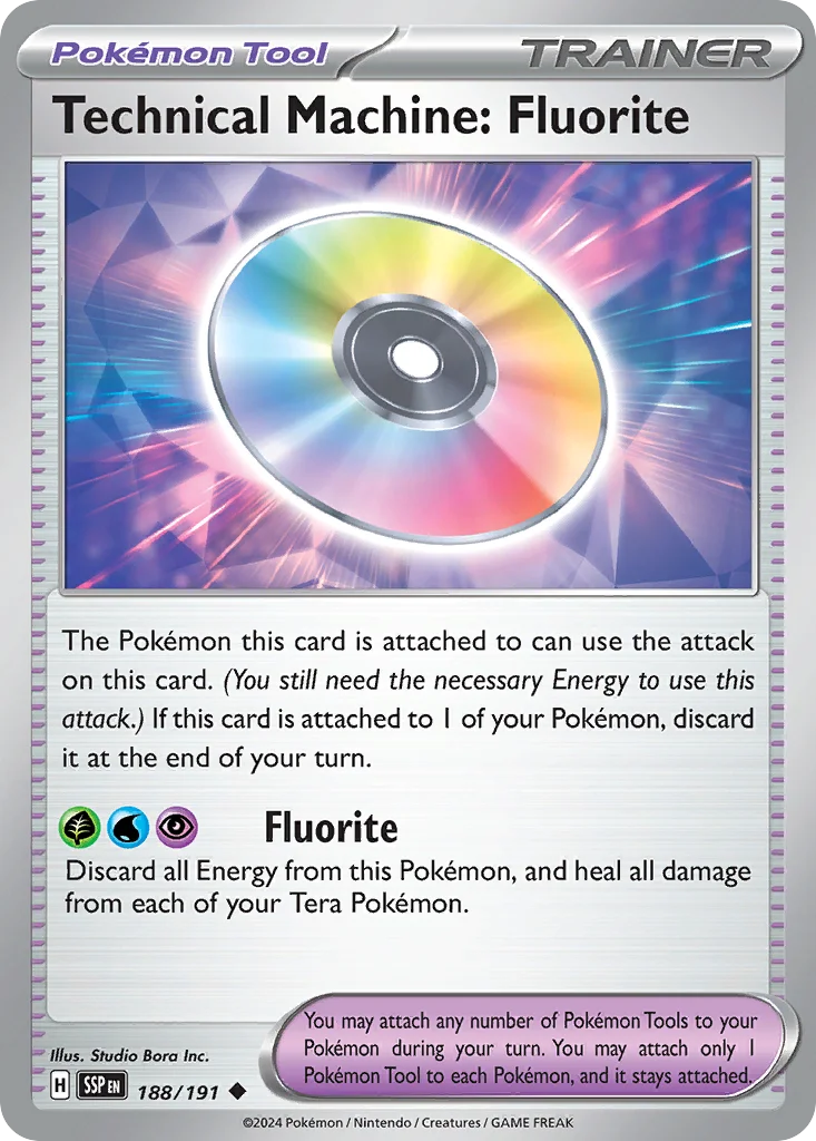 Technical Machine: Fluorite Pokemon card