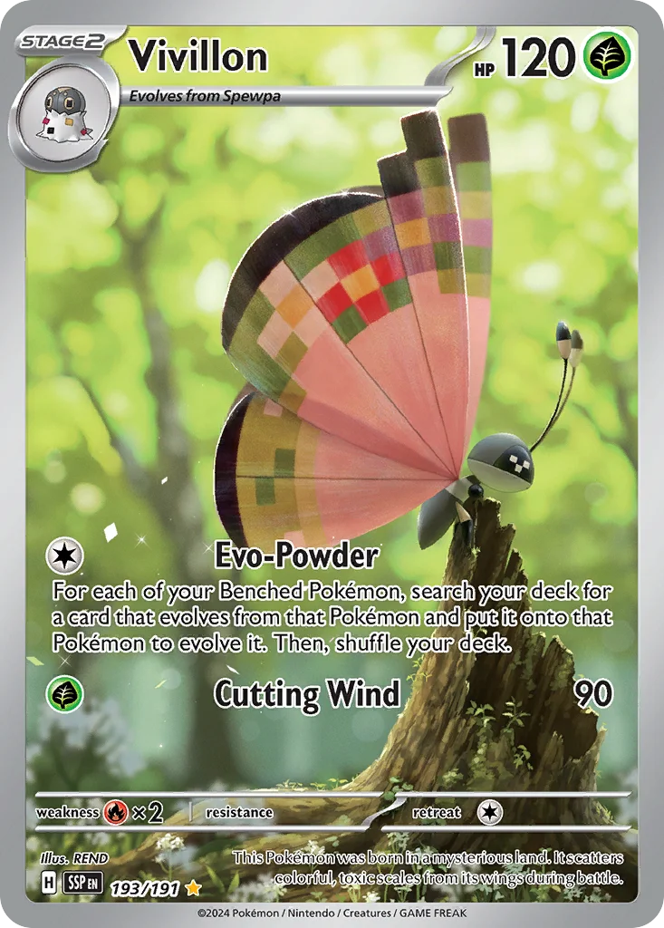 Vivillon Pokemon card