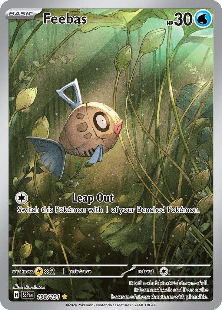 Feebas Pokemon card
