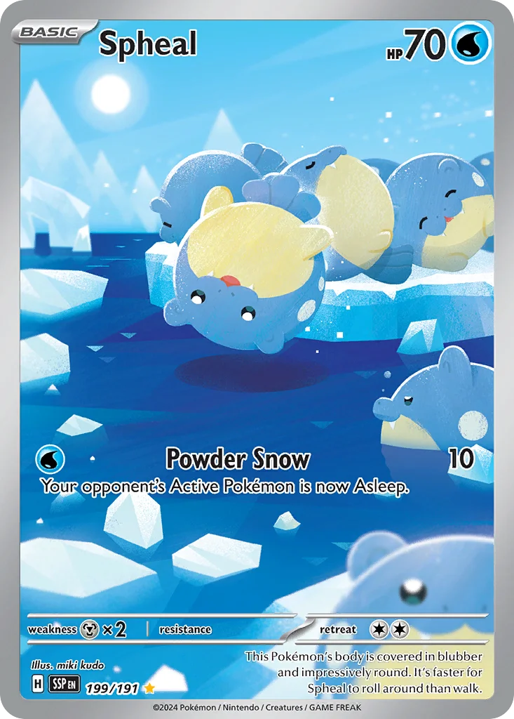 Spheal Pokemon card