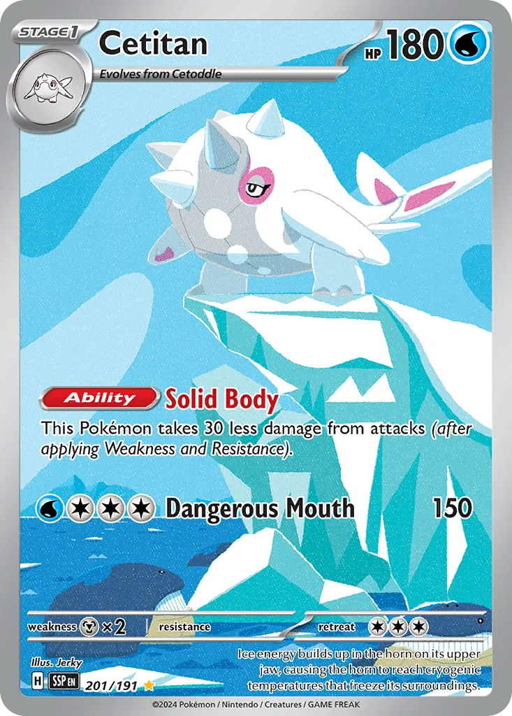 Cetitan Pokemon card