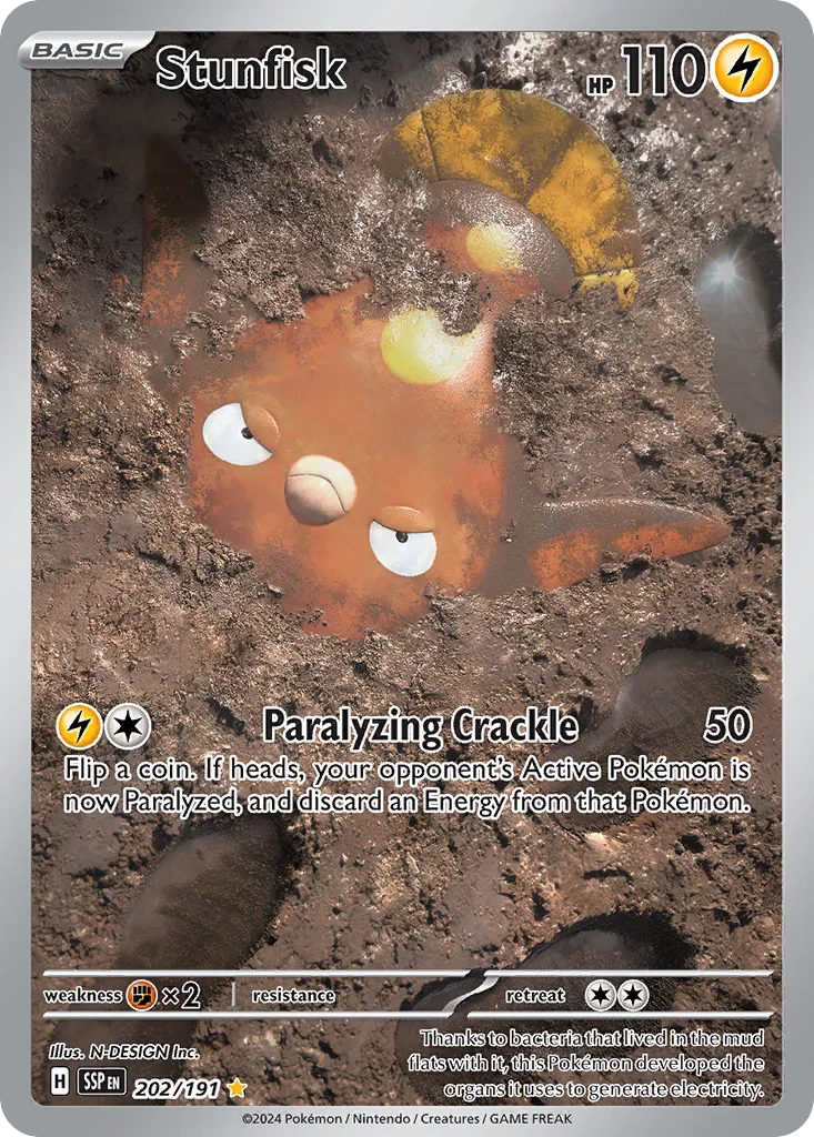 Stunfisk Pokemon card