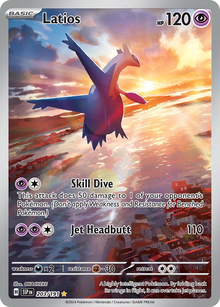 Latios Pokemon card