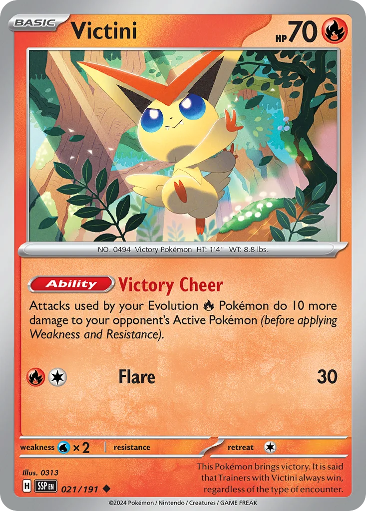 Victini Pokemon card