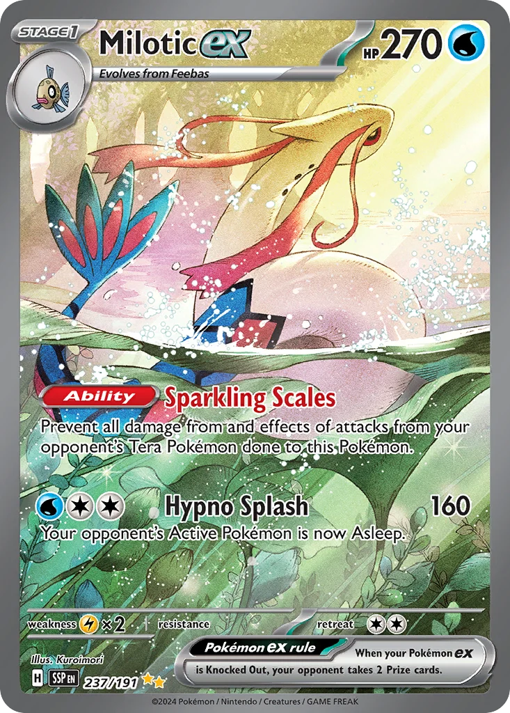 Milotic ex Pokemon card