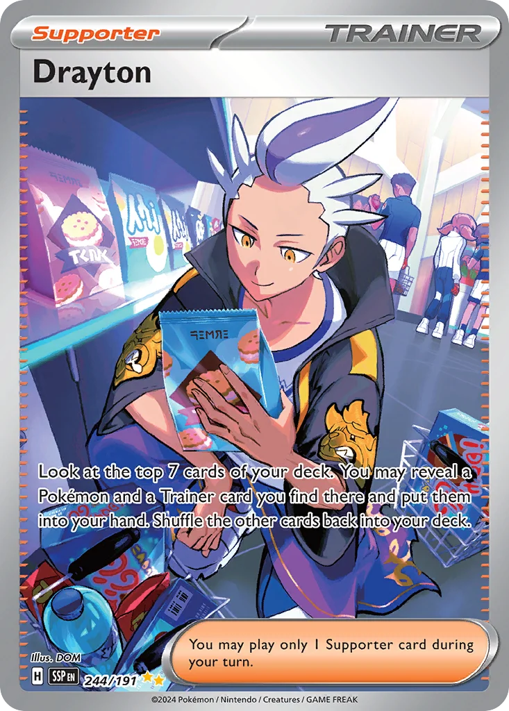 Drayton Pokemon card